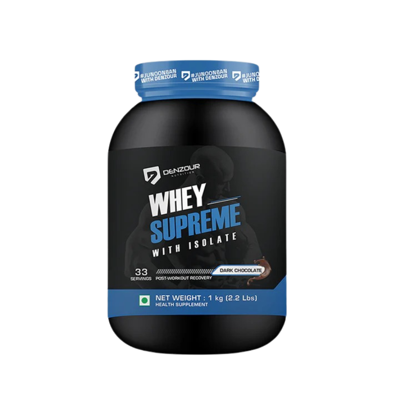 DENZOUR WHEY SUPREME WITH ISOLATE | 1 KG PACK