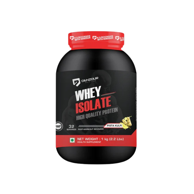 Denzour Nutrition Whey Isolate Protein Powder, 1Kg