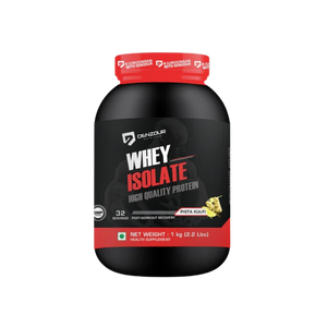 Denzour Nutrition Whey Isolate Protein Powder, 1Kg